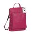 Rucsac din piele naturala, model DiAmanti Ferrara Fucsia